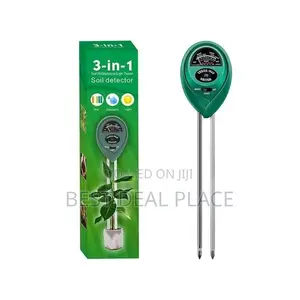 Soil Ph Meter 3-in-1 Soil Tester Moisture, Light, Hydroponics Analyzer