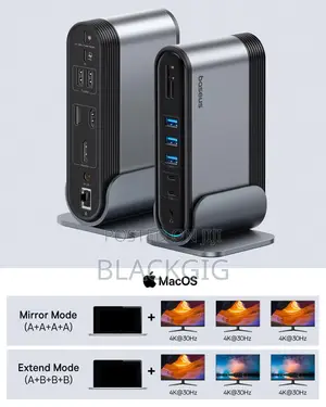 16 in 1 Typec Usb Docking Station Workstation Hdmi Rj45 Tf Card Vga