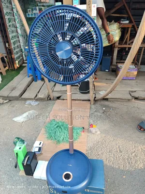 Portable, Rechargeable Pedestal Fan