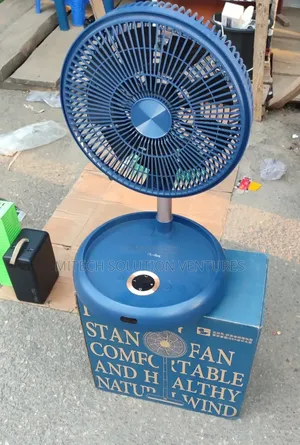 Portable, Rechargeable Pedestal Fan