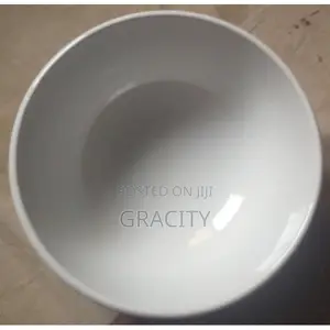 White Ceramic Soup Bowl