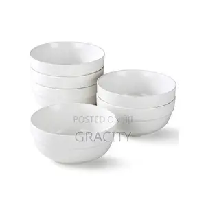 White Ceramic Soup Bowl