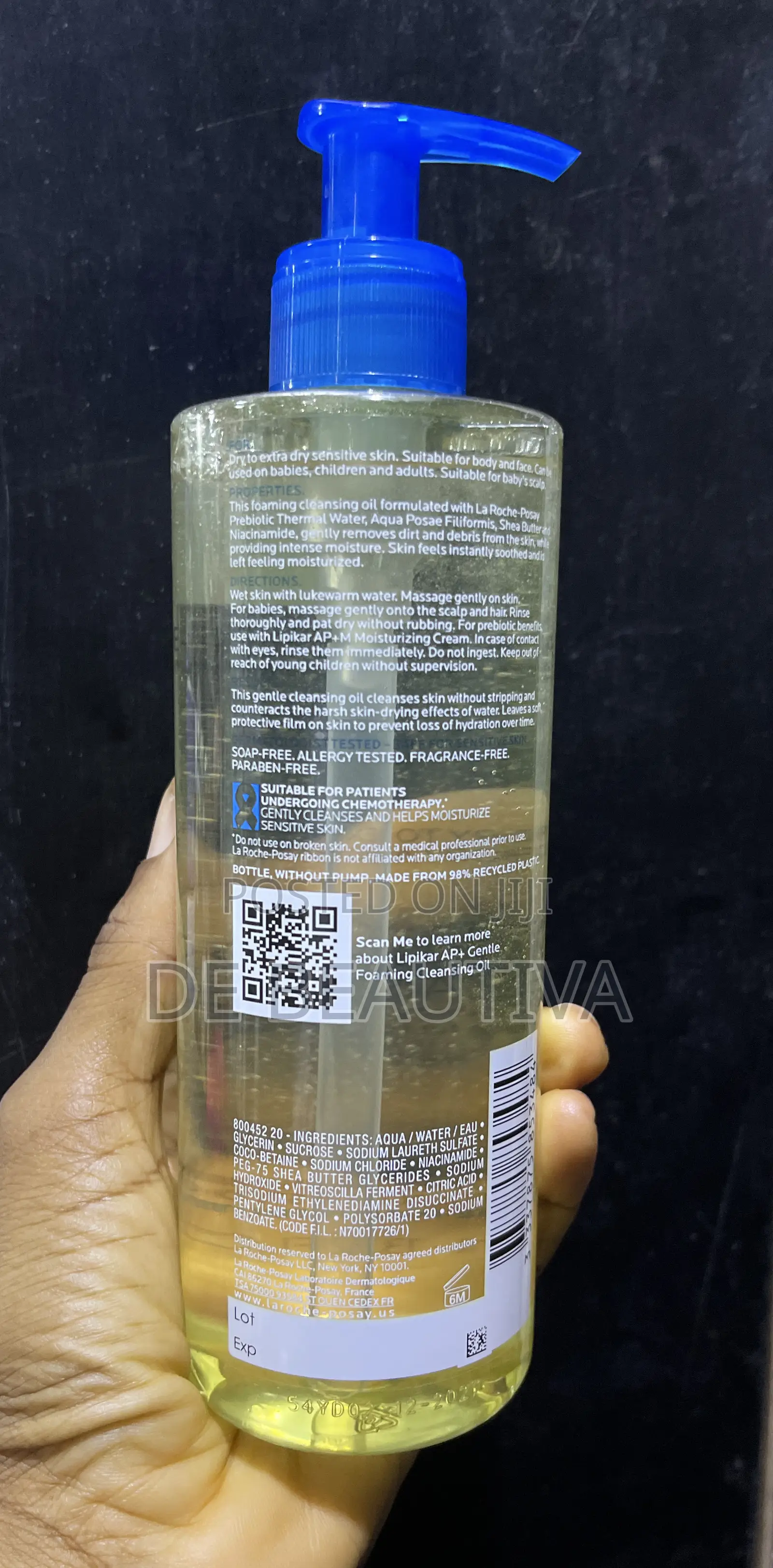 L La Roche-Posay Lipikar Ap+ Gentle Foaming Cleansing Oil - 400ml