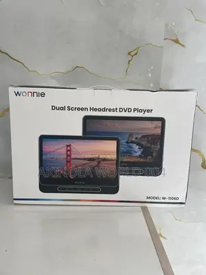 Brand New Sealed Wonnie Dual Screen Headrest DVD Player