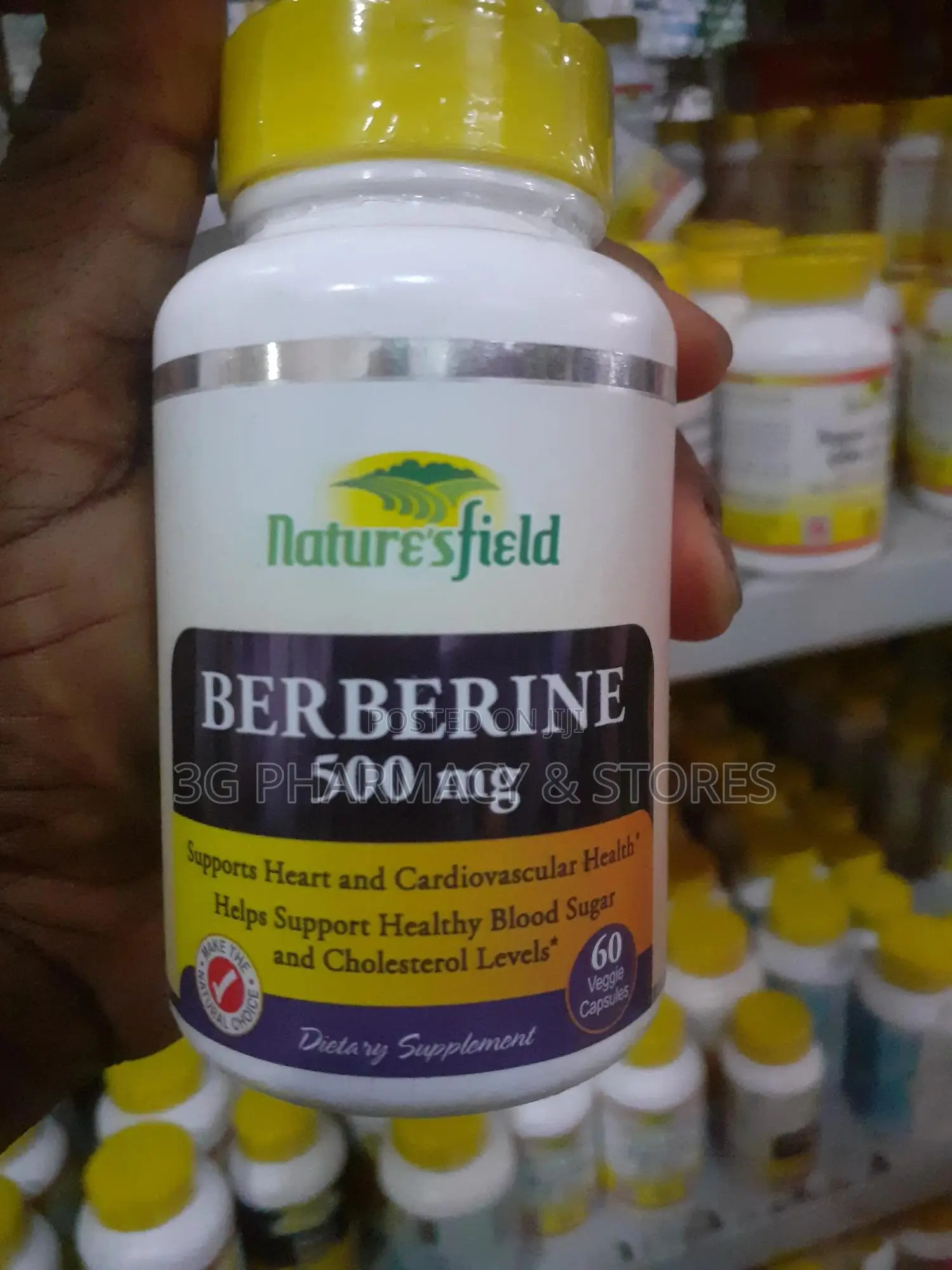 Nature's Field Berberine 500mg