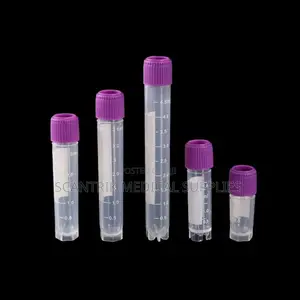 Cryotube With Internal Cap for High-Security Laboratory Storage