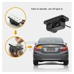 2 in 1 Car Reverse Camera With Parking Sensor