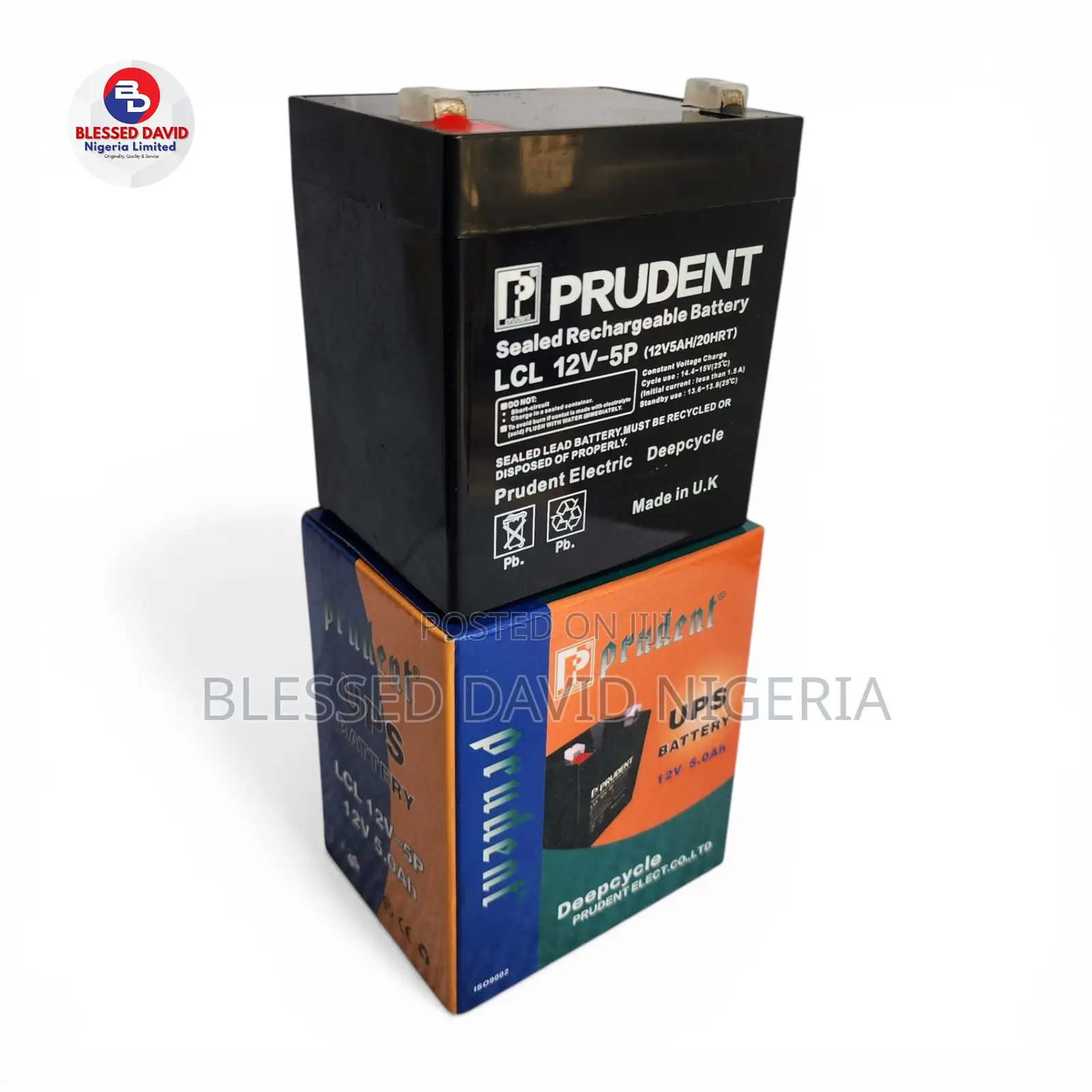 Prudent 12v 5ah Replacement Battery