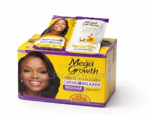 Mega Growth Anti-Damage Crème Relaxer Kit–Neutralizing Shampoo