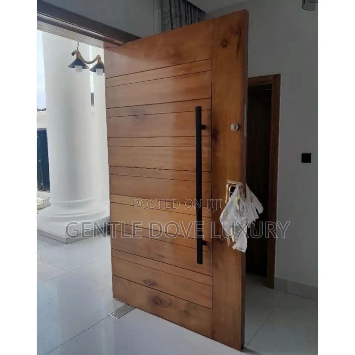 3ft by 7ft Mahogany Front Door