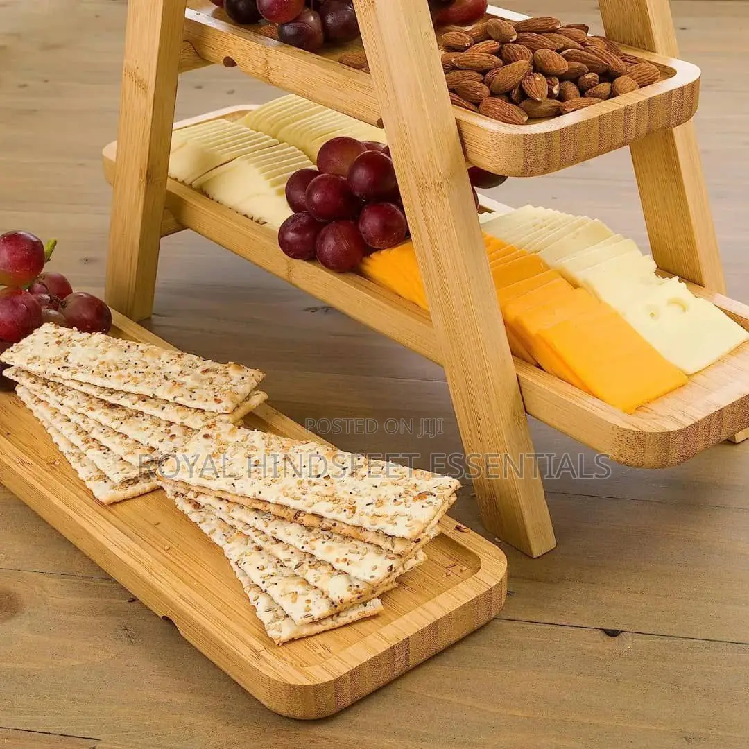 3tier Bamboo Fruit and Vegetables Storage Kitchen Rack