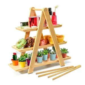 3tier Bamboo Fruit and Vegetables Storage Kitchen Rack