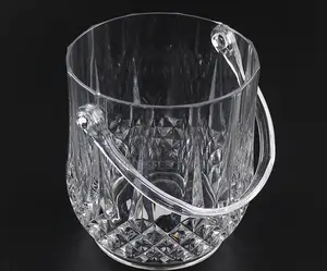 Acrylic Crystal Ice Bucket With Ice Picker