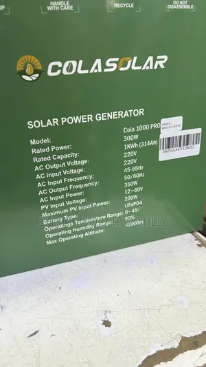 Cola Solar Generator 1000 Pro