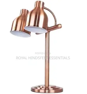Double Head Stainless Steel Buffet Lamp