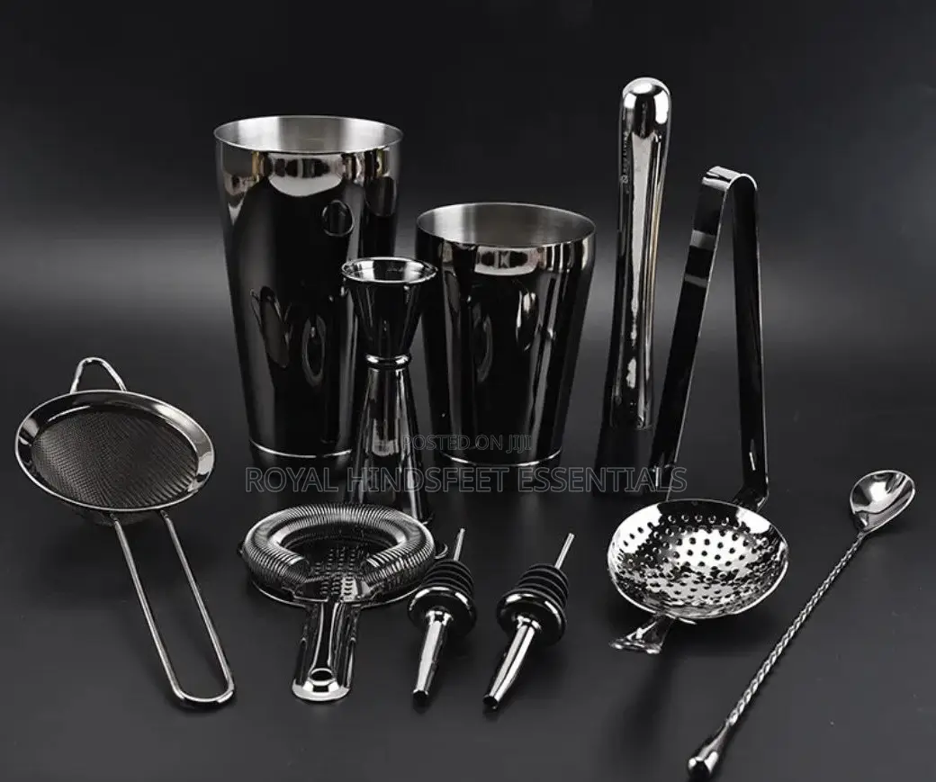 10pcs Stainless Steel Bartender Tools