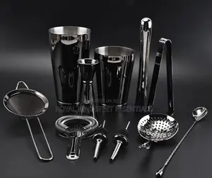 10pcs Stainless Steel Bartender Tools