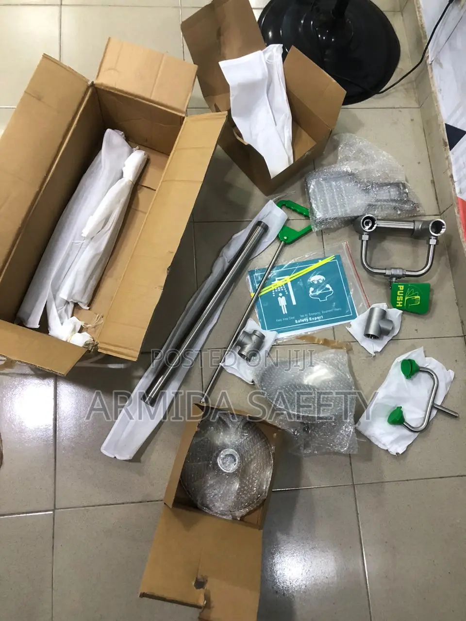 Emergency Stainless Shower Station