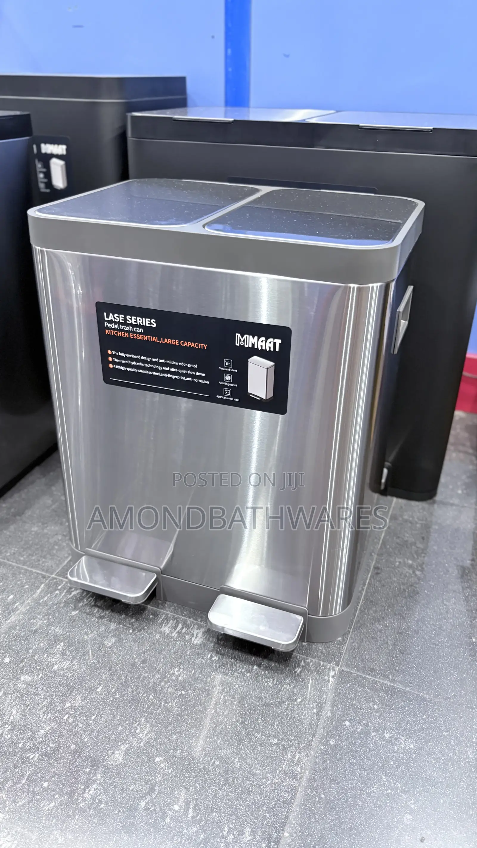 Dual 12litres Trash Can