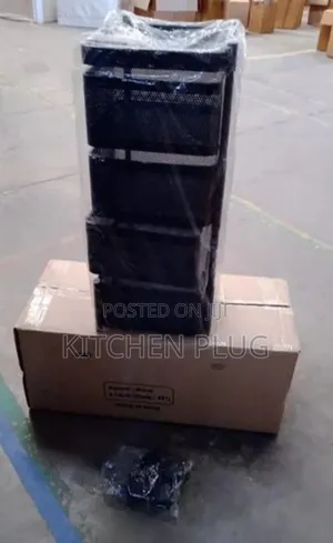 This Item Is A 4-layer Revolving Vegetable Kitchen Rack,