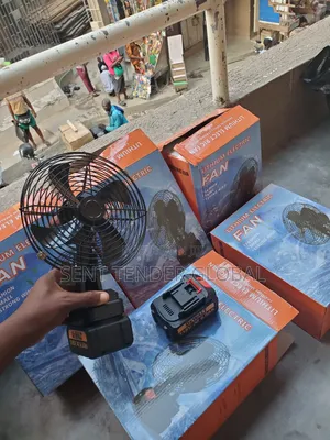 Lithium Electric Rechargeable Fan With Double Battery