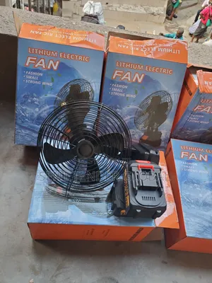 Lithium Electric Rechargeable Fan With Double Battery