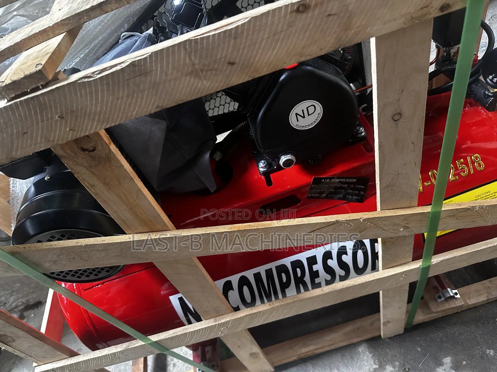 100l 3hp Single Phase Air Compressor.