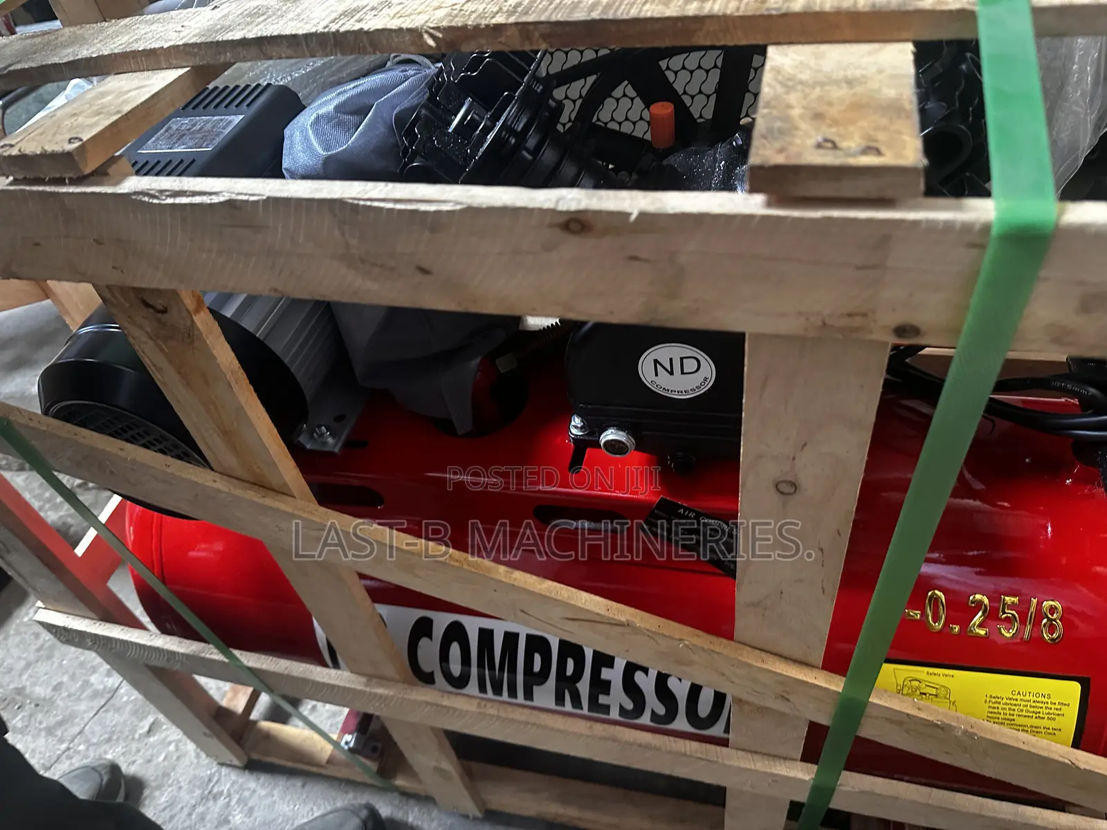 100l 3hp Single Phase Air Compressor.