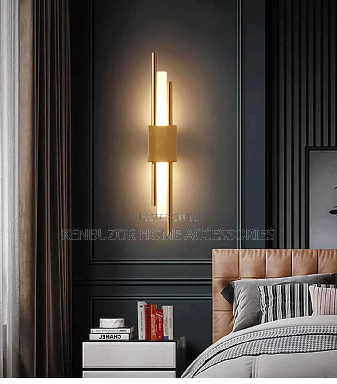 Gold Glowing Led Wall Lamp