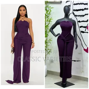 Stylish Detachable Halter Neck Jumpsuit