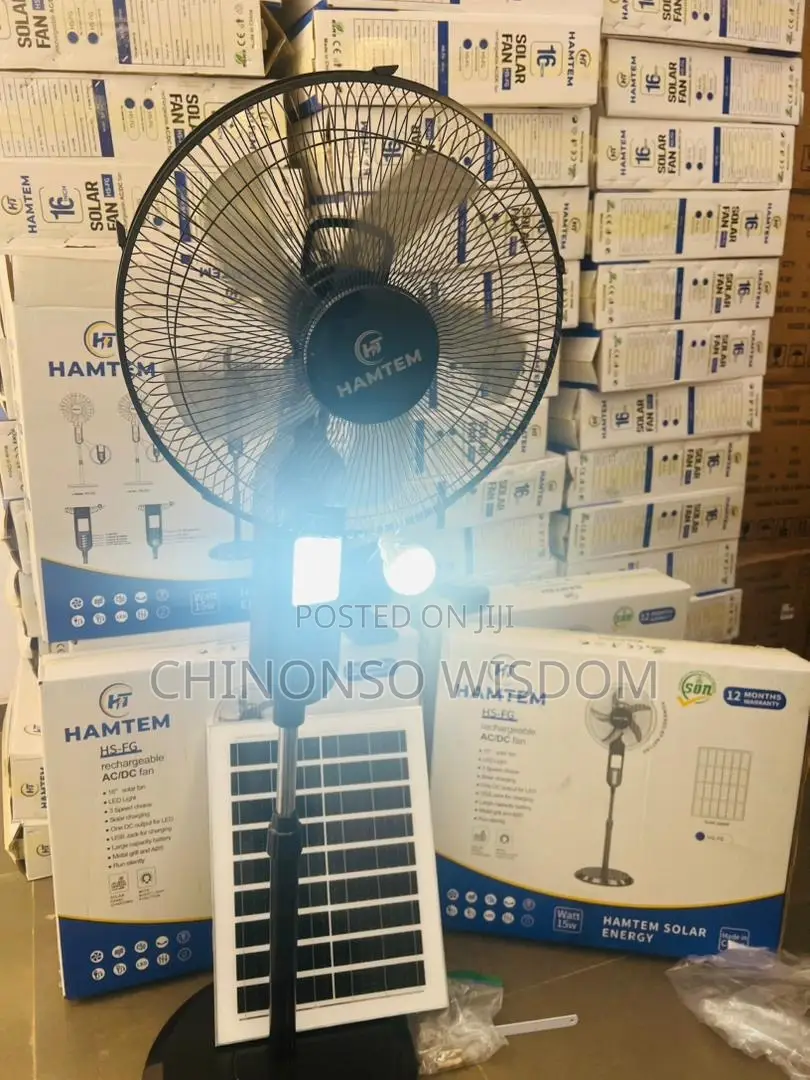 16 Inches Solar Fans