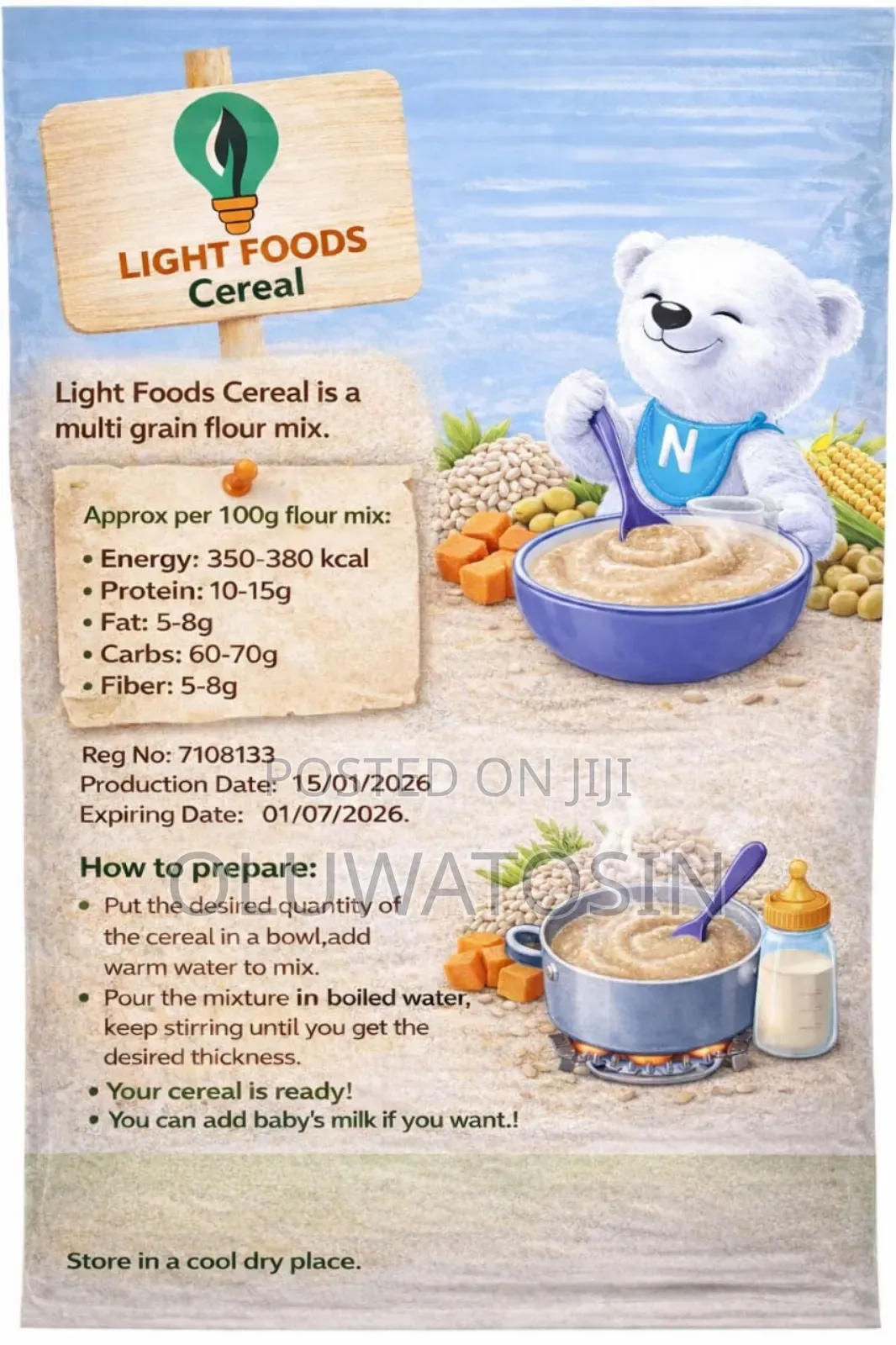 Light Food Cereal