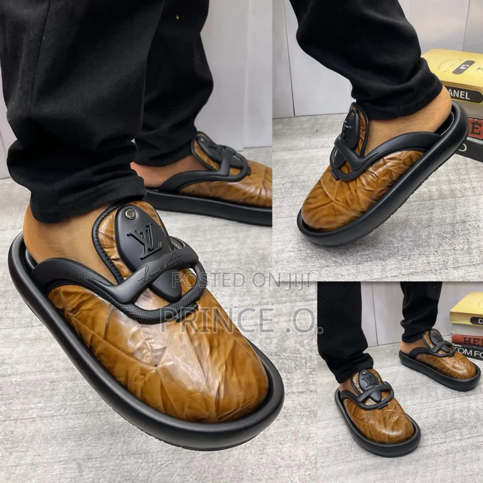 Louis Vuitton Leather Slip On