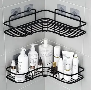 Bathroom/Toilet Corner Iron Shelf Rack