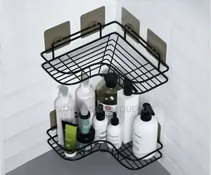 Bathroom/Toilet Corner Iron Shelf Rack