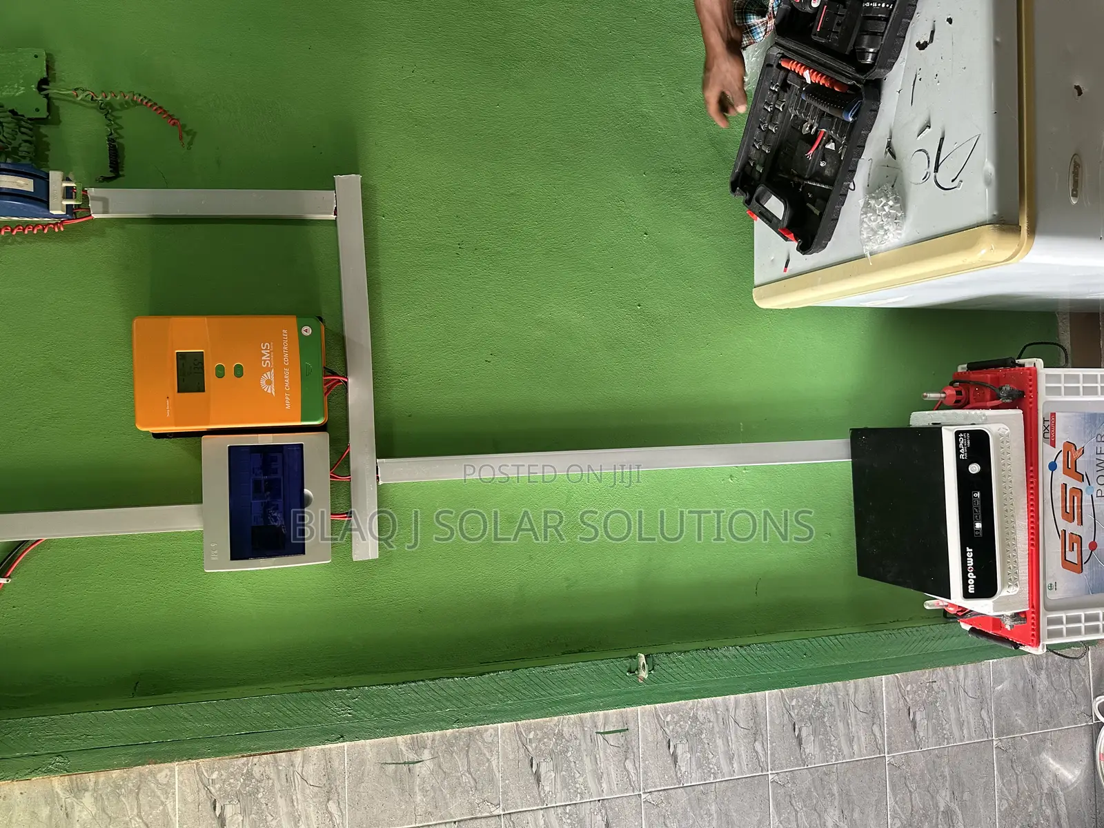 Clean 1 Battery Solar Installation, Neatly Installed!