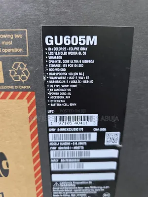Laptop Asus ROG Zephyrus G16 16GB Intel Core Ultra 9 SSD 1T