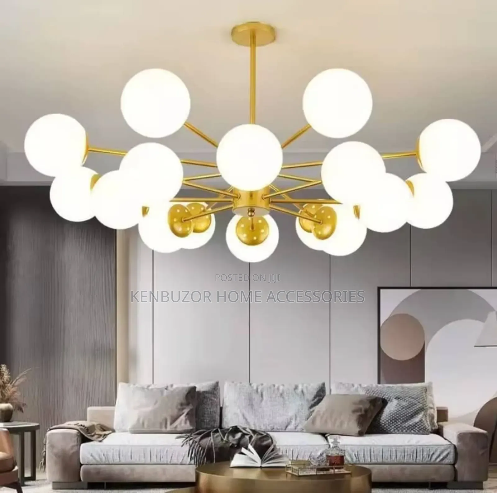 16 Hands Bulb Modern Luxury Pendant Light Chandelier
