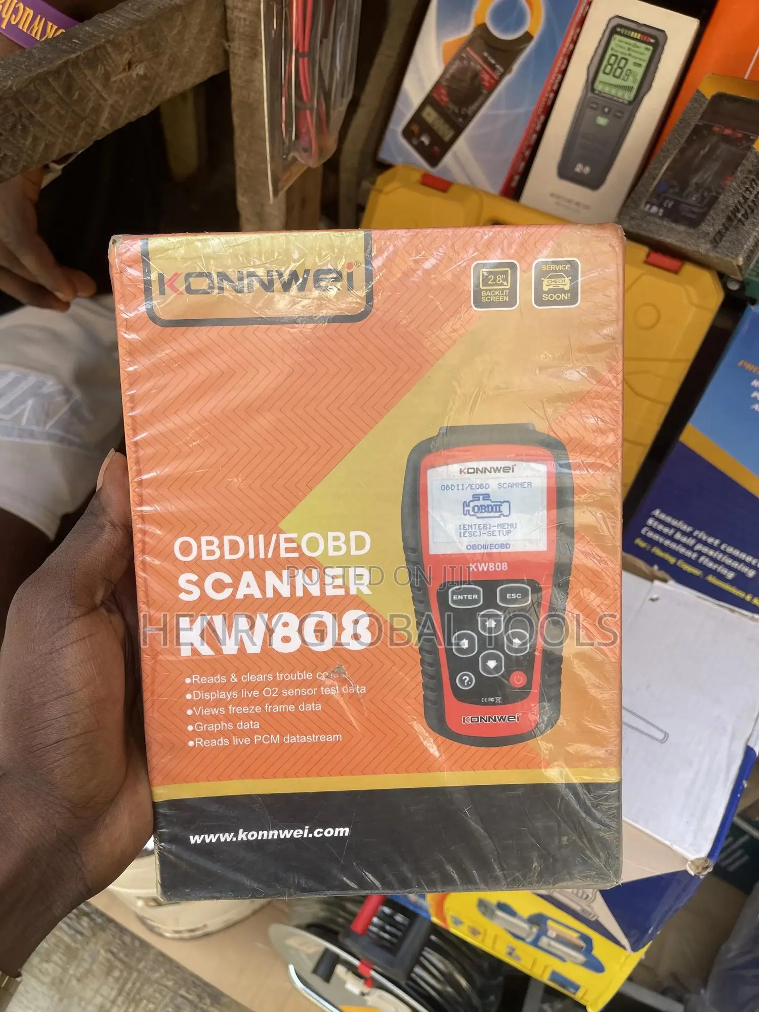 Kw808 Obd Car Scanner Tester