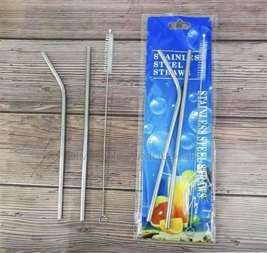 Stainless Steel Straw -3 Pcs Set