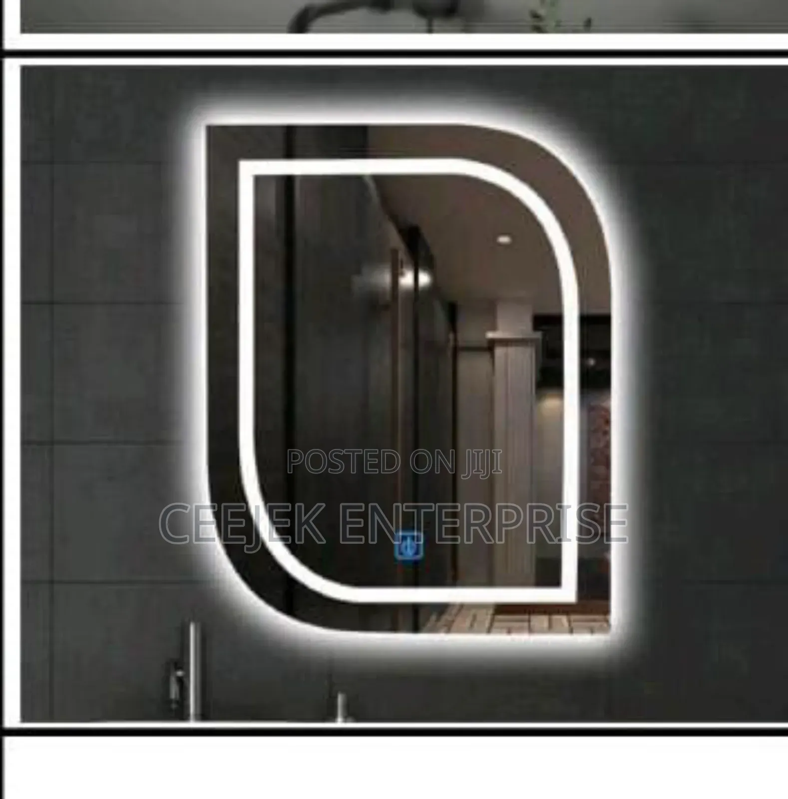 80x60 Led Mirror With 3 Ligyh
