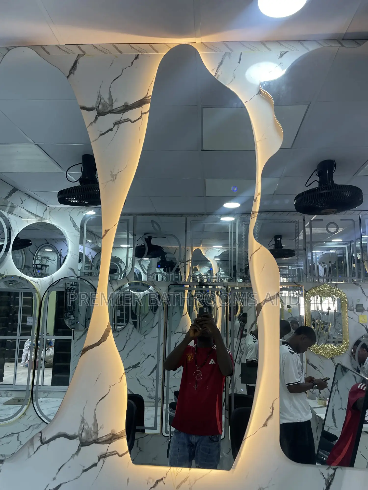Long Mirrors With Light