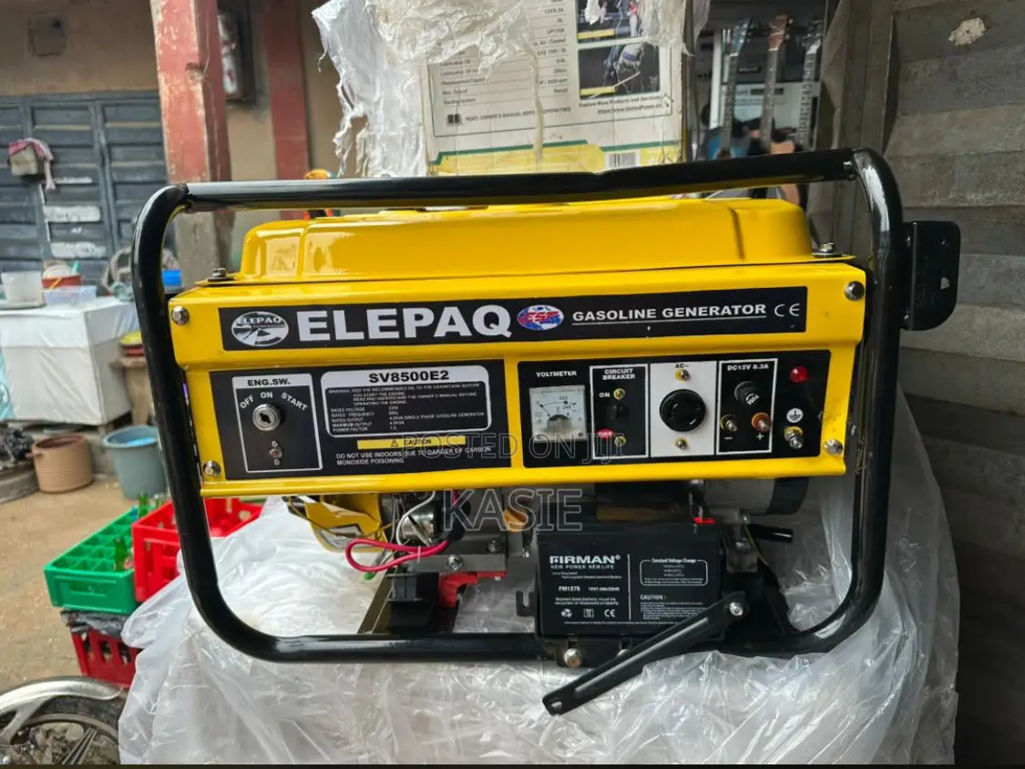 Sv8500e2 4.5kva Elepaq Generator