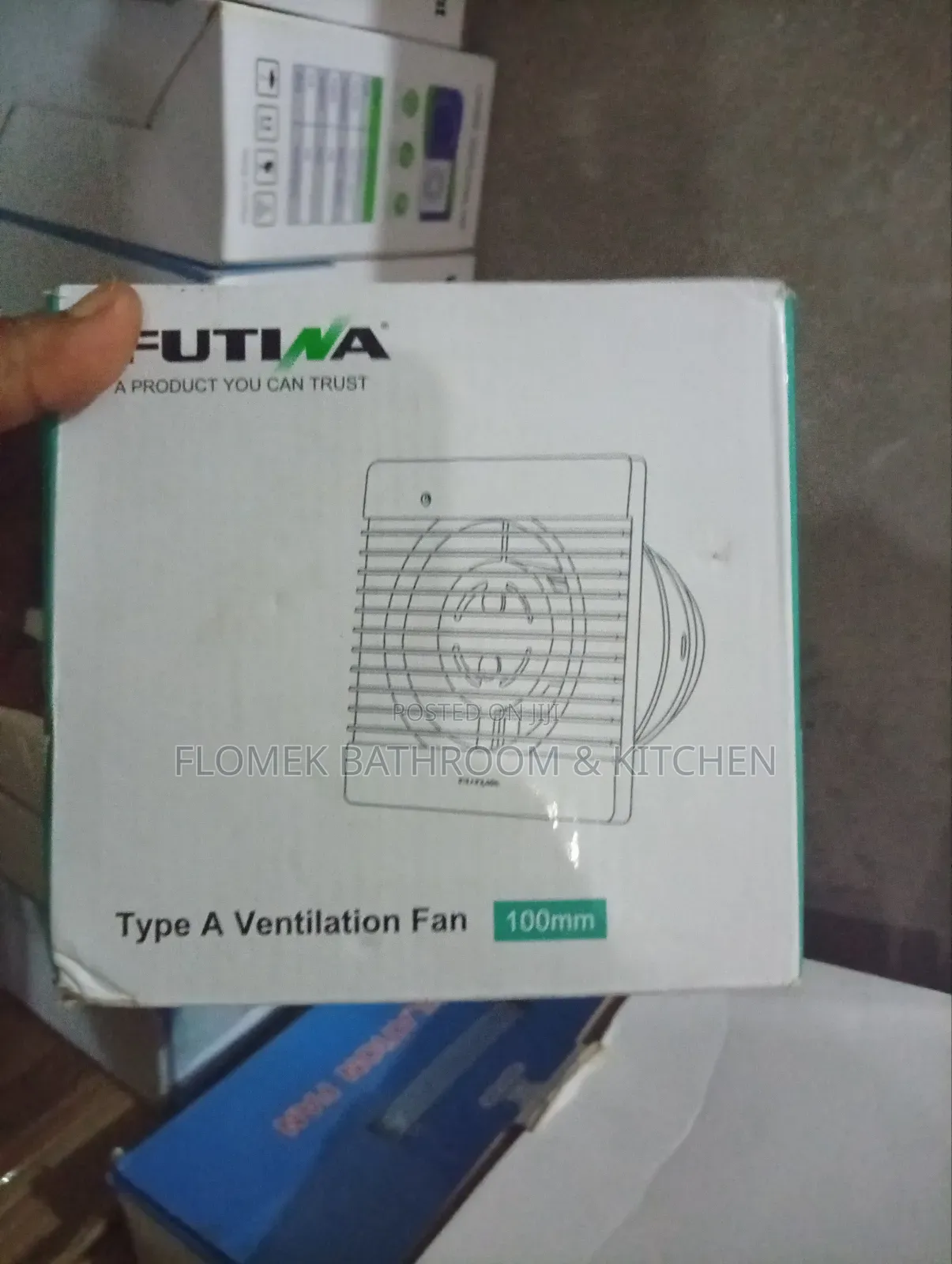 Futina 100mm Compact Extractor Fan – Quiet Efficient Airflow