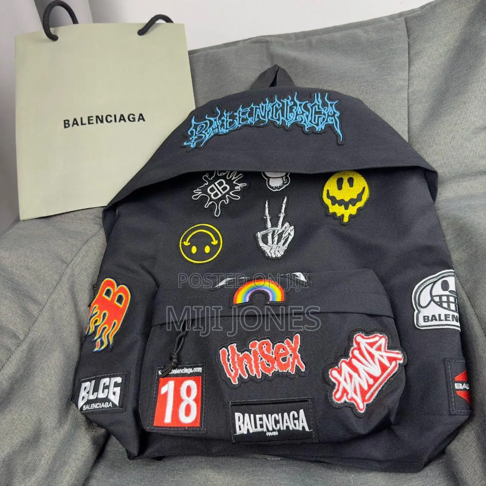 "Balenciaga Inspired - Custom Backpack "