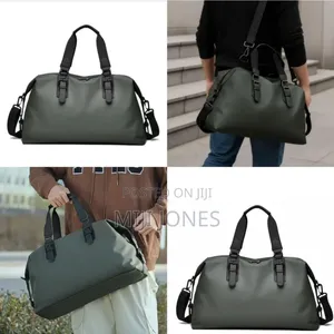 "Minimalist Leather Duffel"