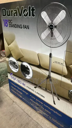 18" Dc Duracell Standing Fan