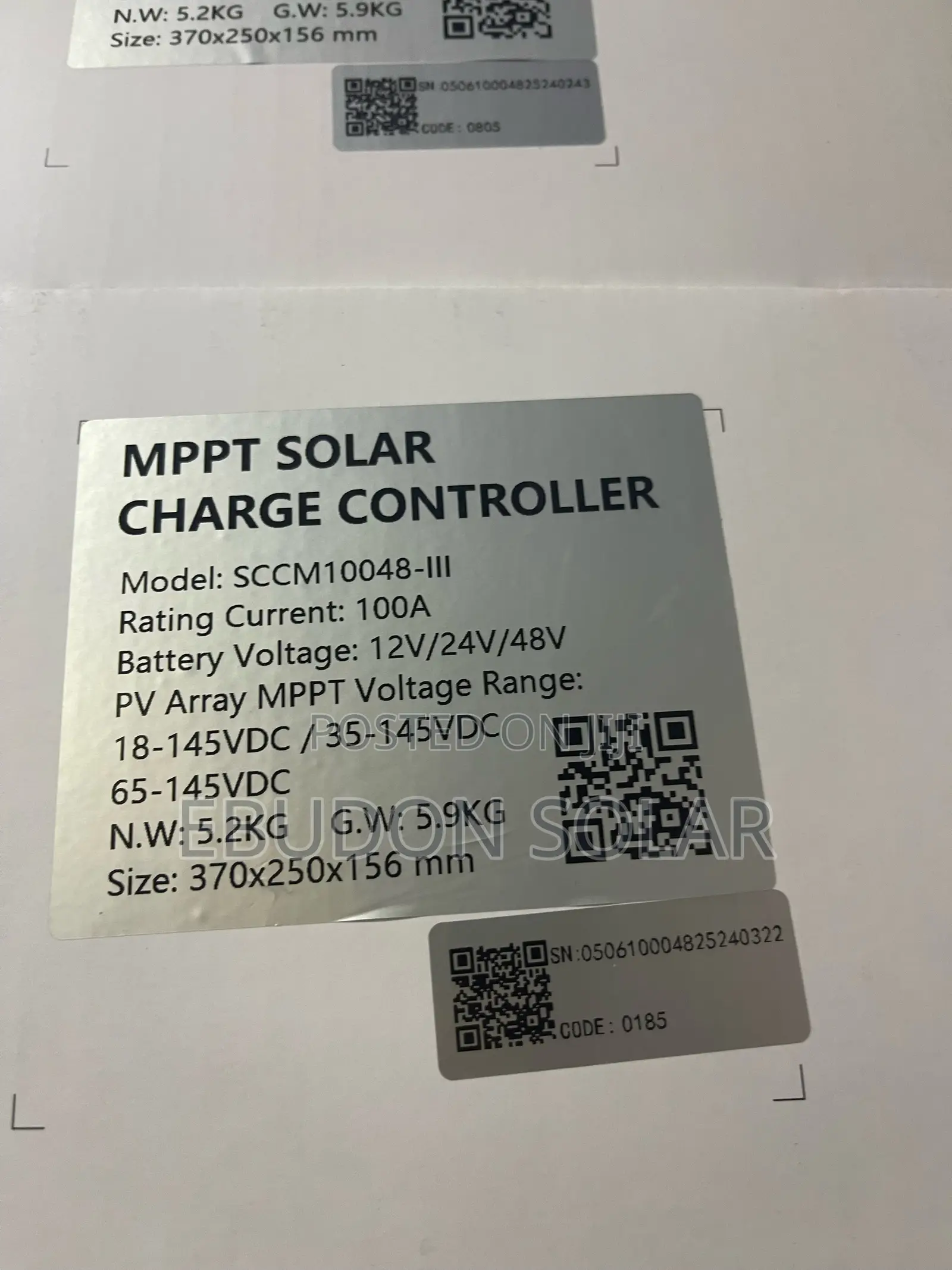 Solar Charger Controller 100ah