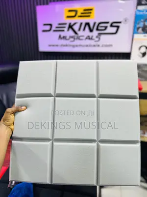 10pcs of Sound Treatment Acoustic Foam Wall Panel Gray