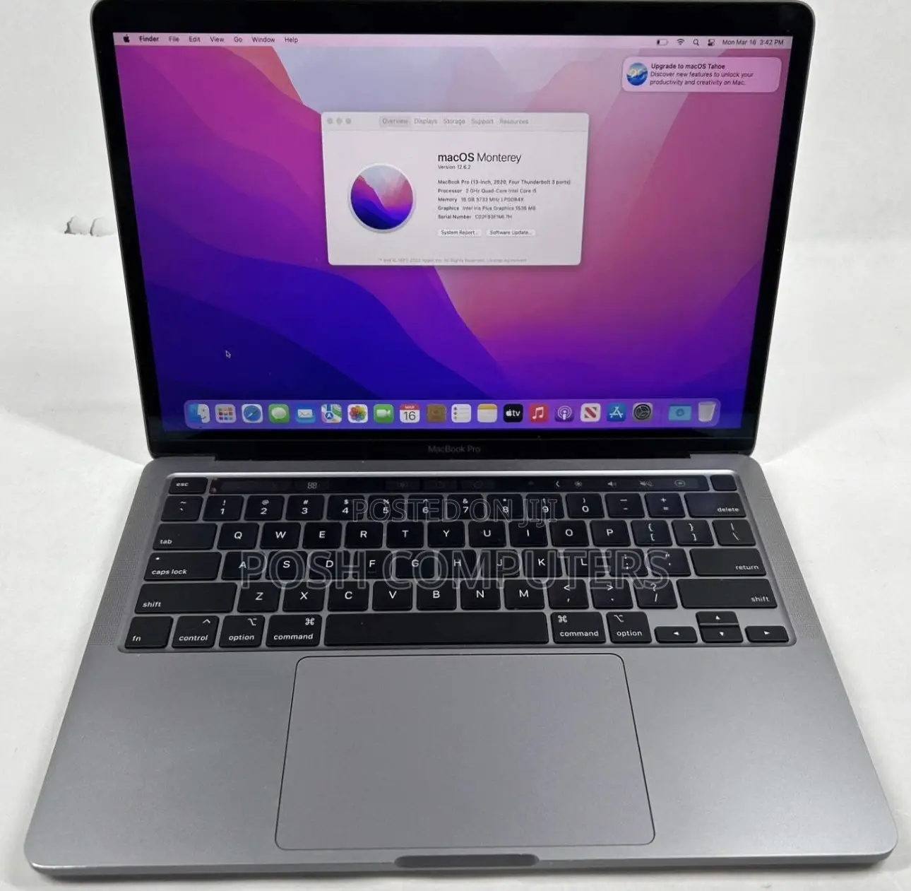 Laptop Apple MacBook Pro 2020 16GB Intel Core i5 SSD 1T